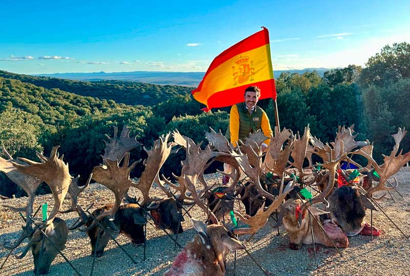Resultado Montería Las Morras Gamos 2024 Cabezas Servicios de Caza